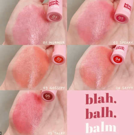 سوبر شايدز لون شفاه  بلاه بلاه بالم مرمر 01# Supershades Blah Blah Balm Murmur