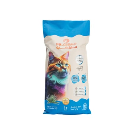 طعام قطط د.كلمب بالسمك للقطط البالغة 15 كيلو