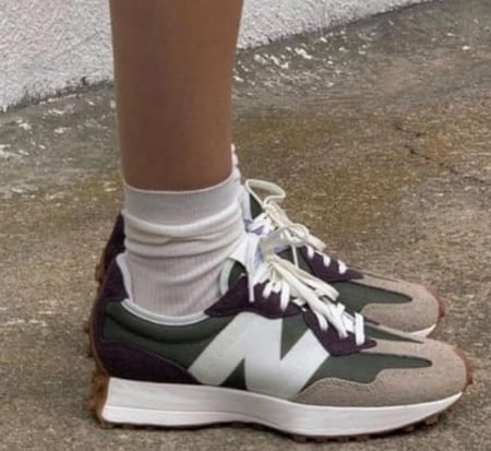 New Balance 327 Oak leaf Green Mystic Purple
