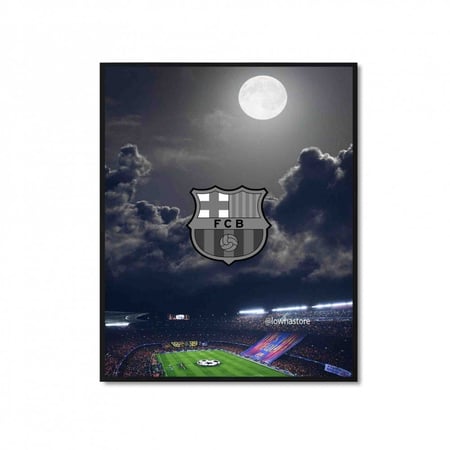 لوحة برشلونة هدية فريدة لمحبي الفن وبرشلونة من لوحة