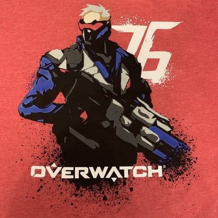 Overwatch Soldier 76 T shirt XL