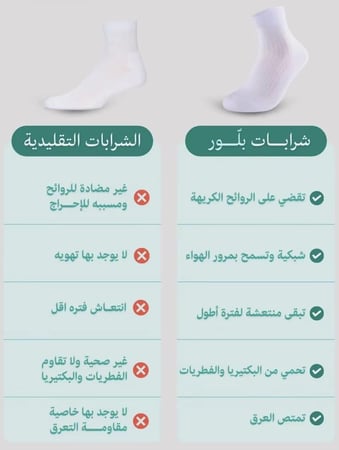 7 أزواج شراب بتقنية النانو فضة - مقاس واحد