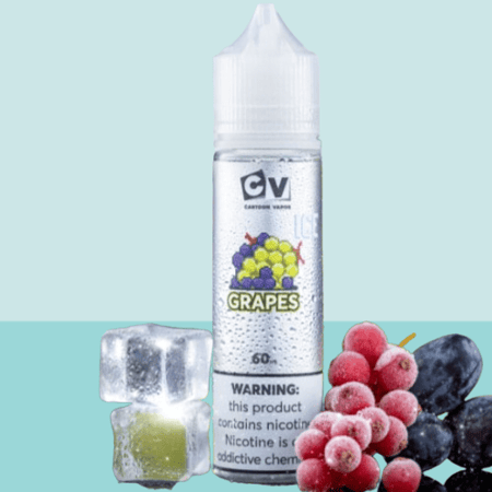 نكهة سي في بطعم عنب ايس 60 مل CV GRAPES ICE 60ML