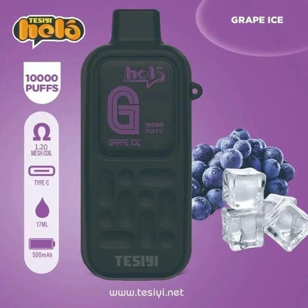 تيسيي هولو 10000 سحبة عنب ايس TESIYI HOLO 10000 PUFFS GRAPE ICE