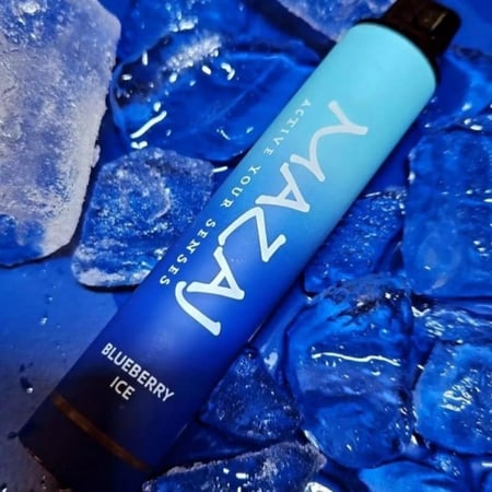سحبة مزاج بنكهة التوت الازرق ايس 3000 موشة-MAZAJ Titan BLUEBERRY ICE 3