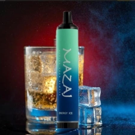 سحبة مزاج جاهزة ديمون بنكهة مشروب طاقة ايس 5000 موشة-MAZAJ DEMON DISPO