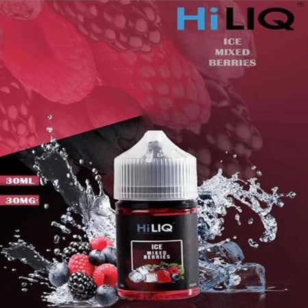 نكهة سحبة هاي لك بطعم مكس التوت سولت نيكوتين 30 مل- HILIQ MIX BERRY Sa