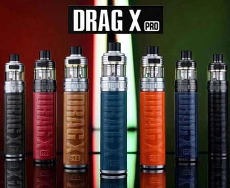 شيشه دراق اكس برو المطور 100W من فوبو VOOPOO Drag X Pro 100W Pod Kit