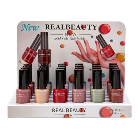 بوكس مناكير ريل بيوتي 24 لون - درجات A
