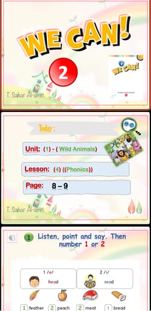 We Can2-2 (Wild Animals ) U1 L4- Phonics