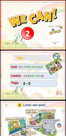 We Can2-2 (Wild Animals ) U1 L1-Talk Time