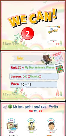We Can2-2  ( My Day, Animals, Places U5-L4 )-Phonics