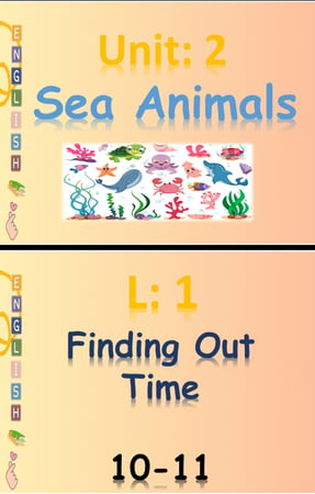 We Can 3 (U2 L1)Sea Animals- Finding Out Time