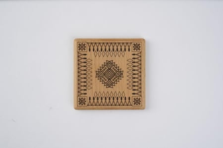 قاعدة أكواب | خشب بنقوش تراثية 1