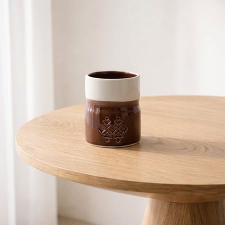 فنجان قهوة نجدي | بنفسجي