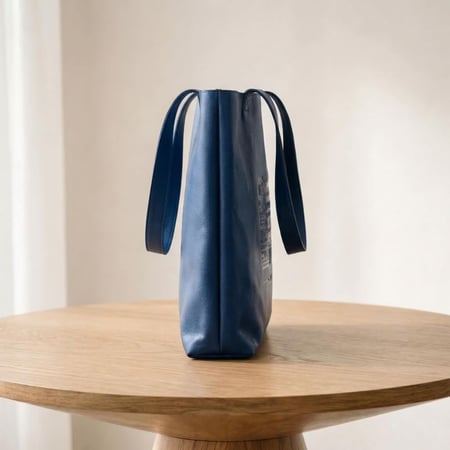 حقيبة الحجاز الجلدية - أزرق