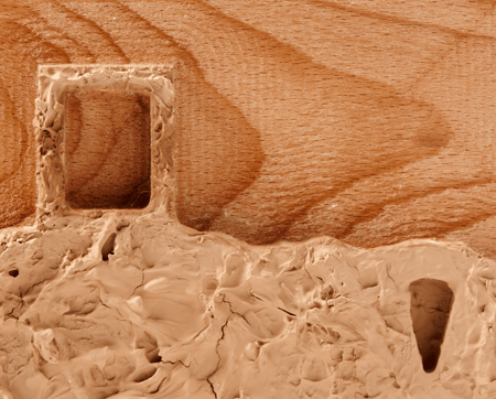 لوحة | تجليات العمارة النجدية