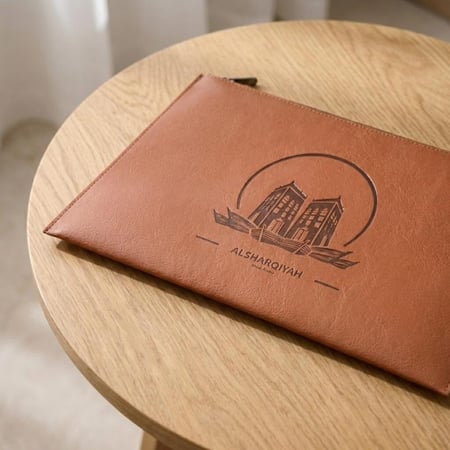 حافظة لابتوب الشرقية - بني