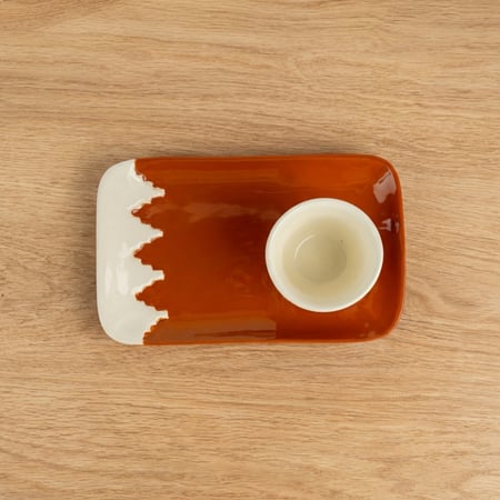 كوب الشرفات النجدية - برتقالي