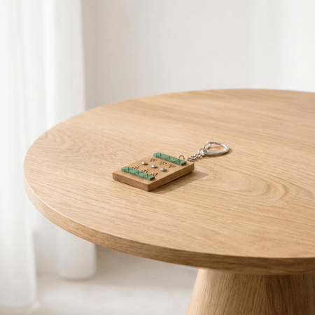 سلسلة مفاتيح باب الدرعية - أخضر