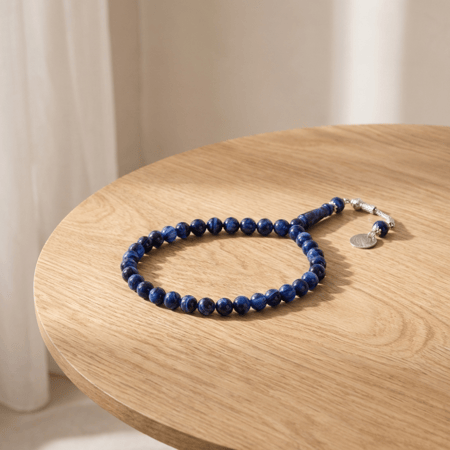 سبحة الباكليت والعملة السعودية - أزرق