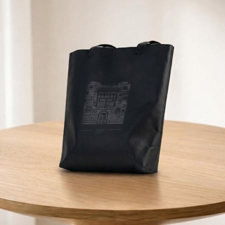 حقيبة الحجاز الجلدية - أسود