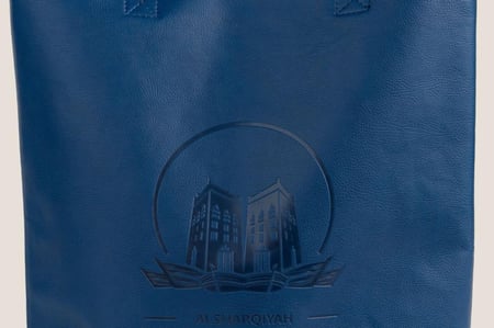 وردة الصحراء حقيبة الشرقية اللون الأزرق