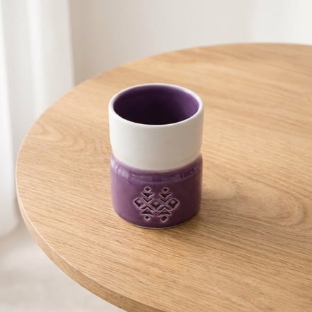 فنجان قهوة نجدي | بنفسجي