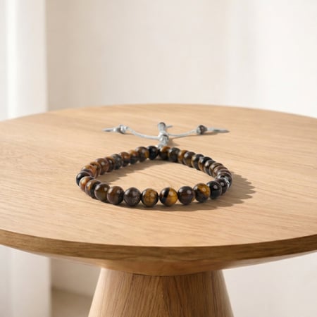 سبحة حجر عين النمر والعملة السعودية