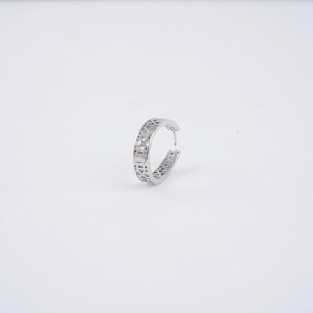 حلق مشراق فضي