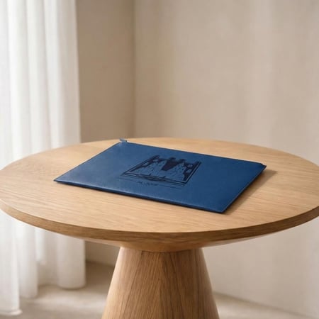 حافظة لابتوب الجوف - أزرق