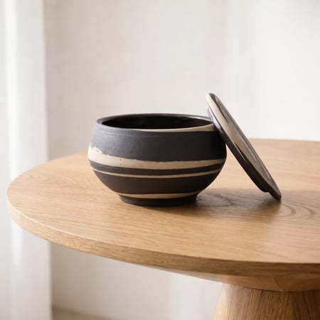 وعاء تقديم جوهرة الطين