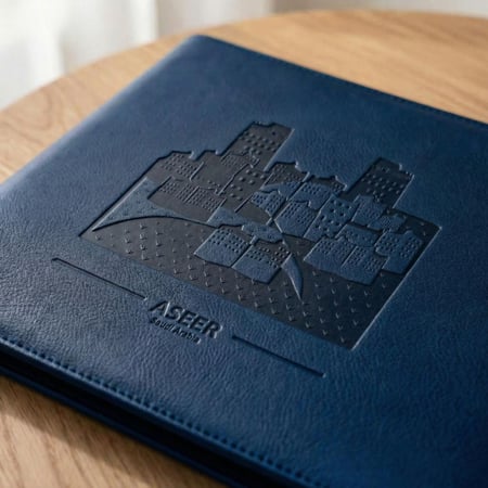 حافظة لابتوب عسير  - أزرق