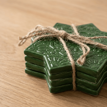 قاعدة أكواب النجمة الإسلامية - 4 قطع