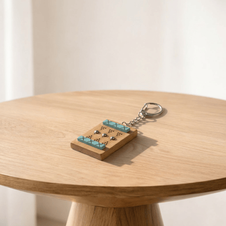 سلسلة مفاتيح باب الدرعية - فيروزي