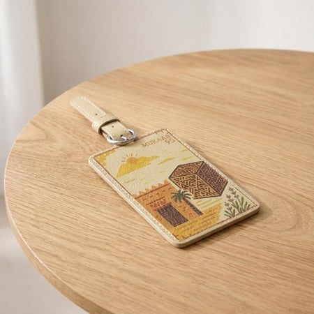 بطاقة أمتعة المربع