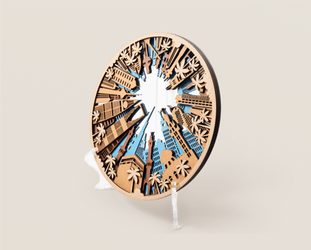 لوحة معالم المملكة