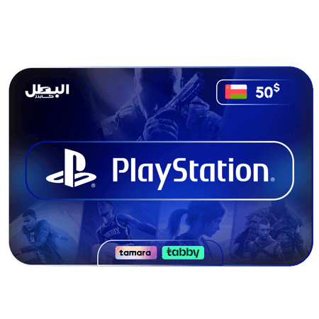 كرت بلايستيشن ستور عماني 50 دولار