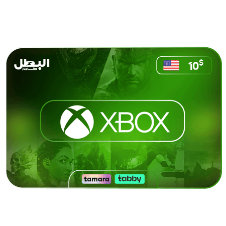 بطاقة هدايا اكس بوكس امريكي 10 دولار