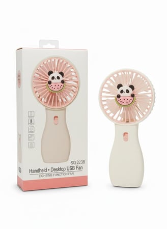 مروحة يدوية ومكتبية صغيرة قابلة للشحن SQ 2238