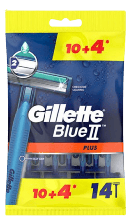 جيليت بلو 2 بلس امواس حلاقة 10+4 قطعة