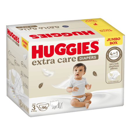 هجيز مقاس (3) عناية فائقة صندوق جامبو 96 حفاضة