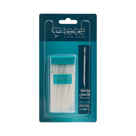 تيسي اعواد اسنان مع فرشاة 100حبة