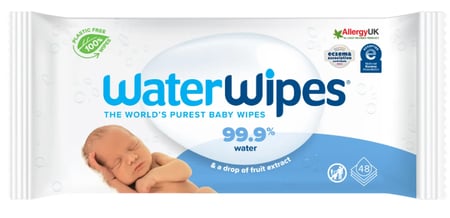 واتر وايبس مناديل مبللة للأطفال خالية من البلاستيك للبشرة الحساسة 48قطعة