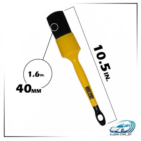 فرشاة تنظيف بشعر أسود 40 مل - وورك استف