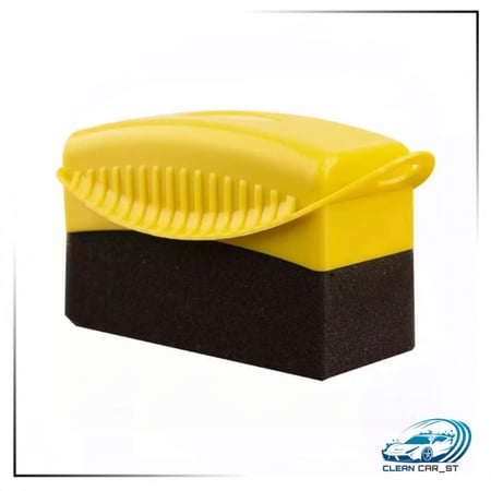 إسفنج تلميع اطارات مع حافظة - سافي واكس
