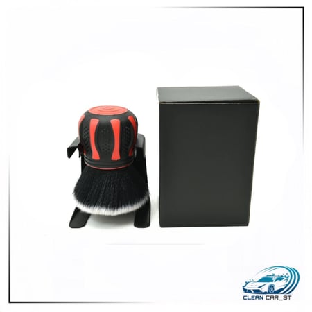 فرشاة تنظيف ناعمة بمقبض مع قاعدة