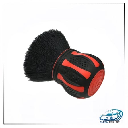 فرشاة تنظيف ناعمة بمقبض مع قاعدة