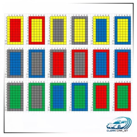 أرضيات بلاستيكية (88 قطعة)