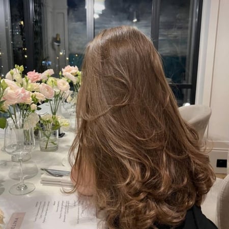 صبغة شعر لون بني فاتح100ملي تغطي الشيب 100‎%‎